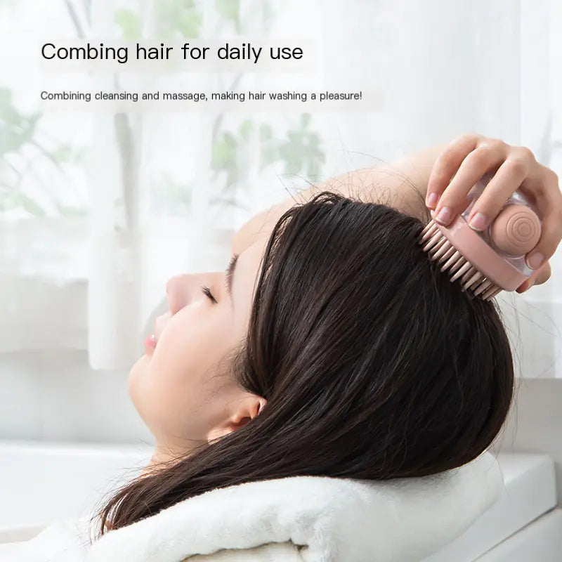 Silicone Scalp Massager and Shampoo Brush Tool
