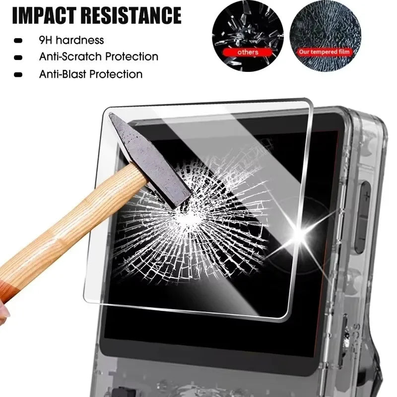 4 IN 1 Case + Glass for R36S Game Console