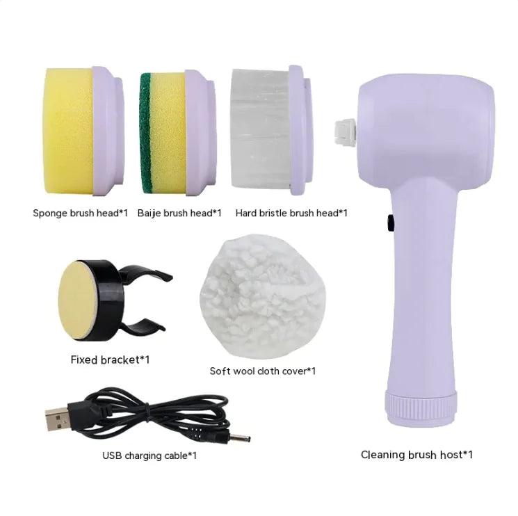 Electric Cleaning Brush 5 In 1 (3colors)